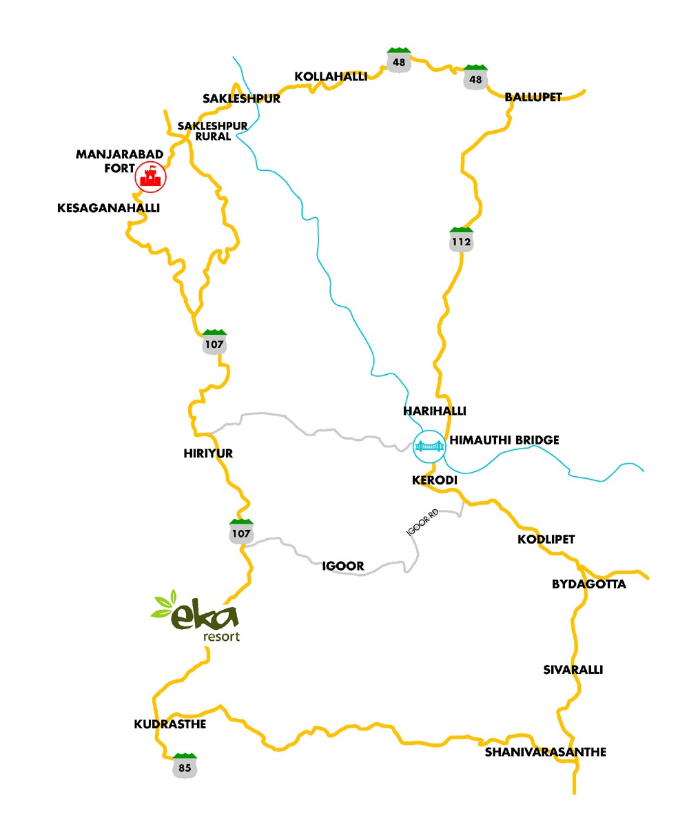 Sakleshpur Eka Resorts Roadmap